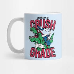 I'm Ready to Crush 2nd Grade // Funny Back to School T-Rex Mug